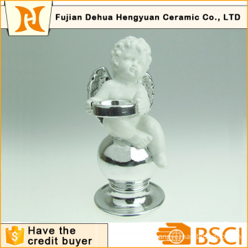 Ceramic Angle Candle Holder for Christmas Decoration